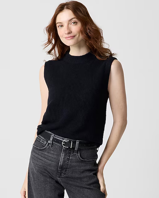 Crewneck sweater-vest in extra-soft yarn | J.Crew Factory