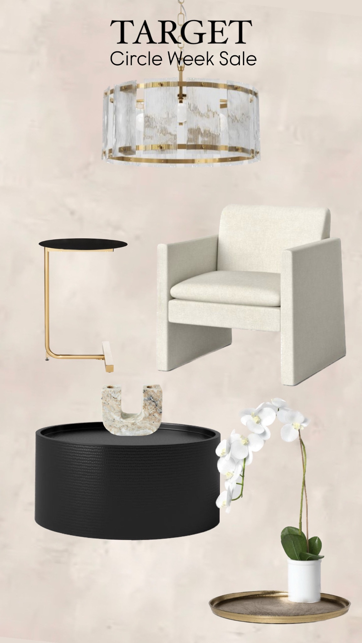 Target Circle Week Sale✨ accent chair, coffee table, flower, candle holder, side table, chandelier, accent tray 
#LTKsummersales

#LTKHome #LTKSaleAlert #LTKStyleTip