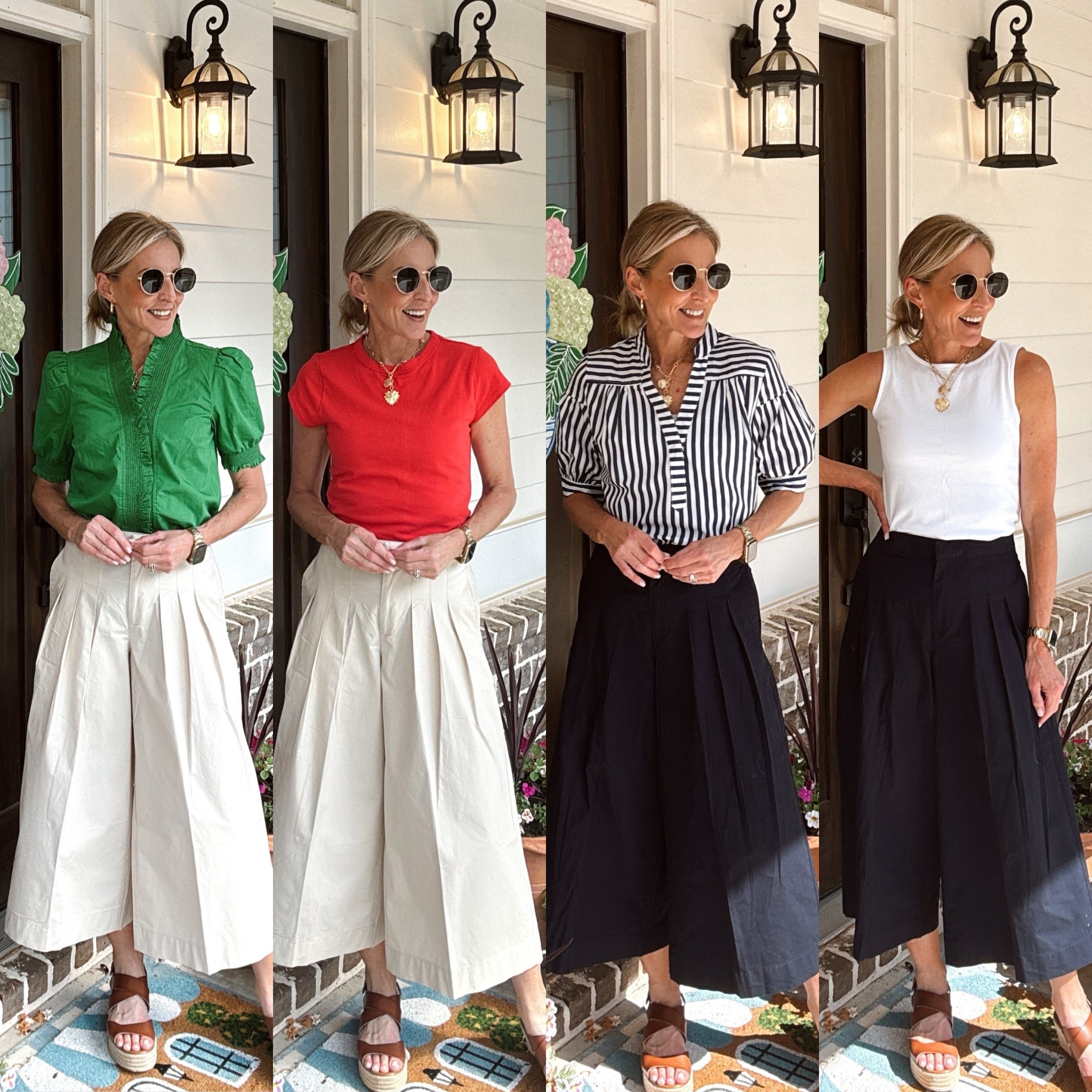 Under $30 free assembly culotte pants that combine a high waisted structured fit with dramatic plates and a wide leg silhouette the perfect pant style that is part skirt, part pants, an entirely effortless. Start with some of my favorite closet finds. (Top is a look for less) 

#LTKmomlife #LTKootd #LTKgrwm