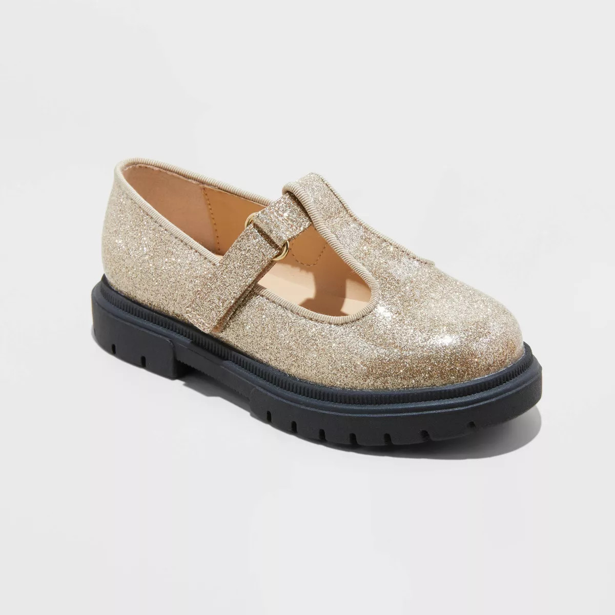 Toddler Wende Mary Jane Flats - Cat & Jack™ Rose Gold 5T | Target