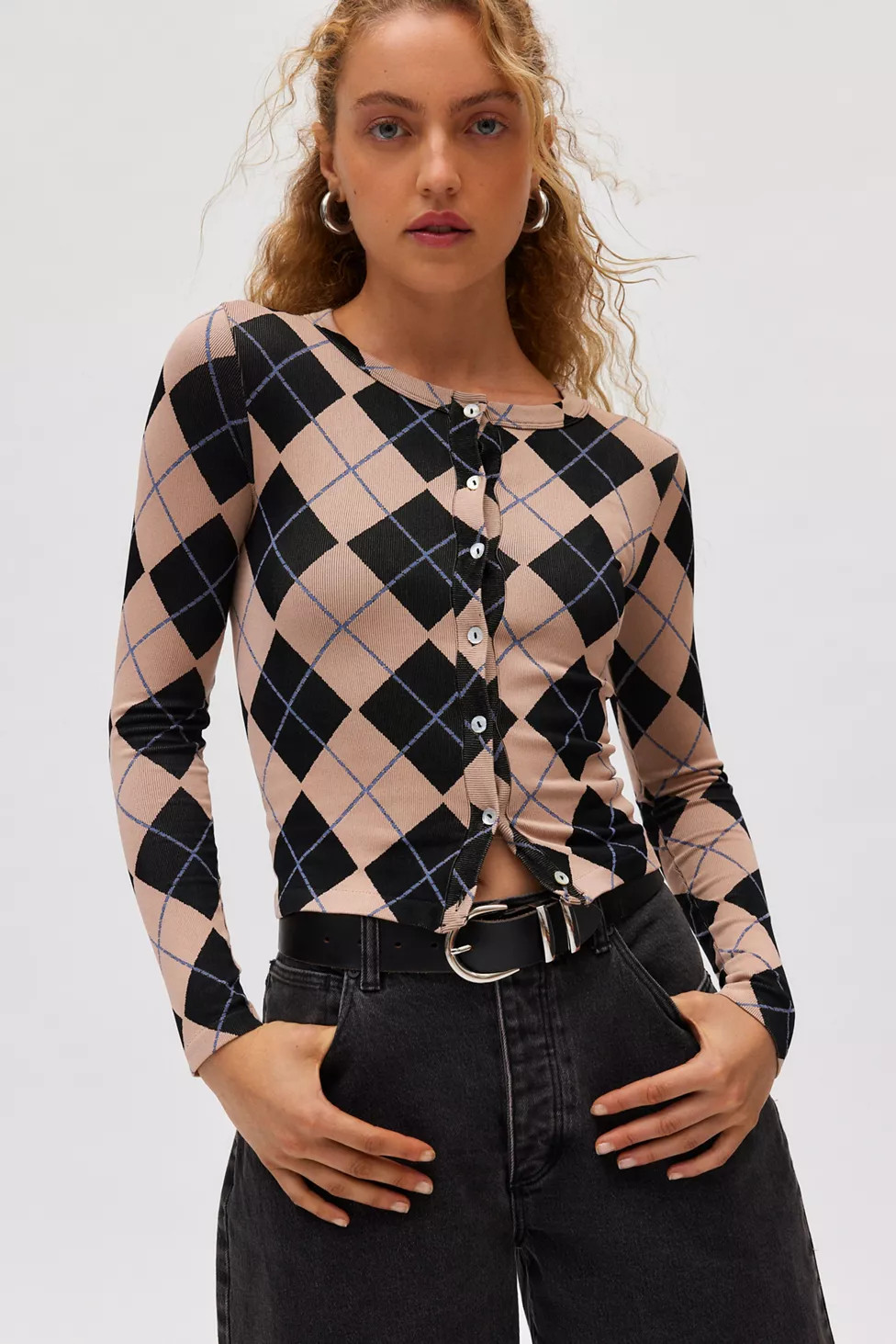 Out From Under Jacquard Seamless Knit Cardigan | Urban Outfitters (US and RoW)