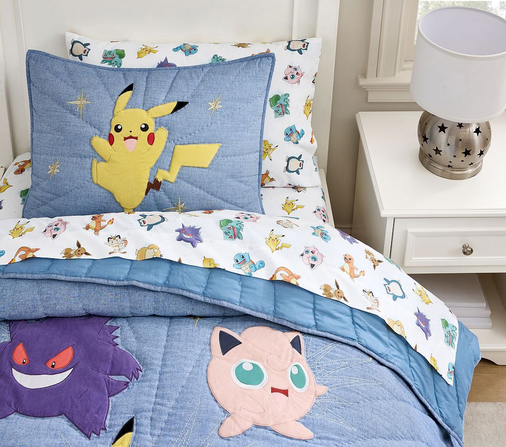 Pokémon Quilt & Shams | Pottery Barn Kids