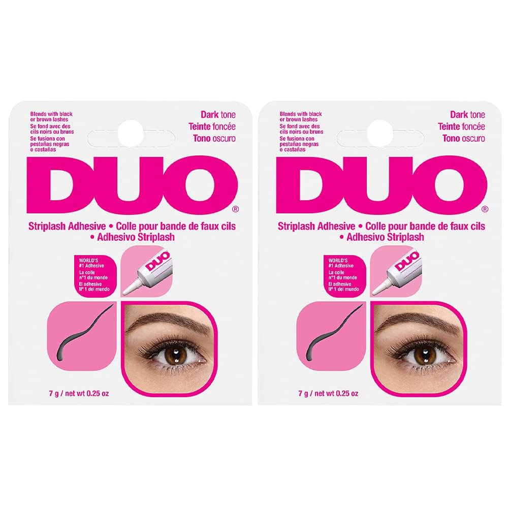 DUO Eyelash Glue – Dark Tone, Waterproof & Long-Lasting Lash Adhesive for Strip Lashes, 0.25 oz... | Amazon (US)