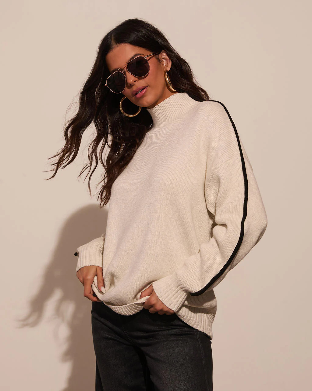 Warm Embrace Mockneck Knit Sweater | VICI