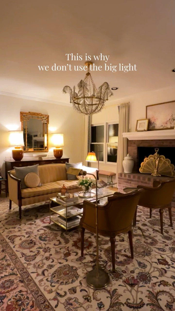 When it comes to never turning on the big light, I rest my case…

The answer is always more lamps. 

Tagging my favorite lamps, and big lights, here.

#ambience #interiordesign #lightingdesign

#LTKHome