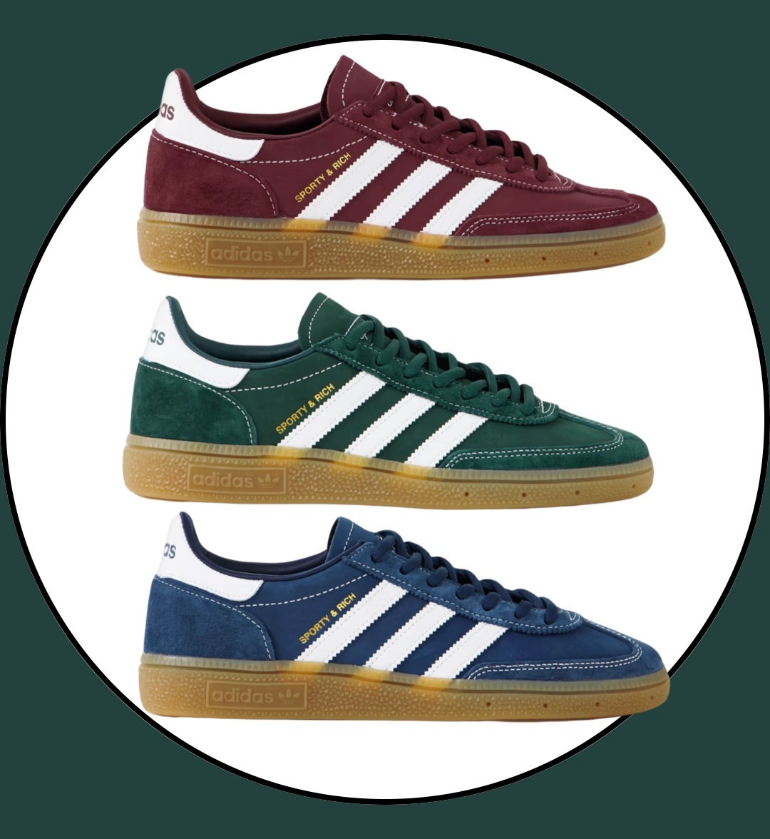 Sporty & Rich Adidas Spezial trainers. 

#LTKspring #LTKeurope #LTKshoes