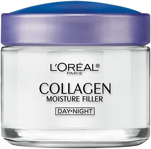 Amazon.com: L'Oreal Paris Skincare Collagen Face Moisturizer, Day and Night Cream, Anti-Aging Fac... | Amazon (US)