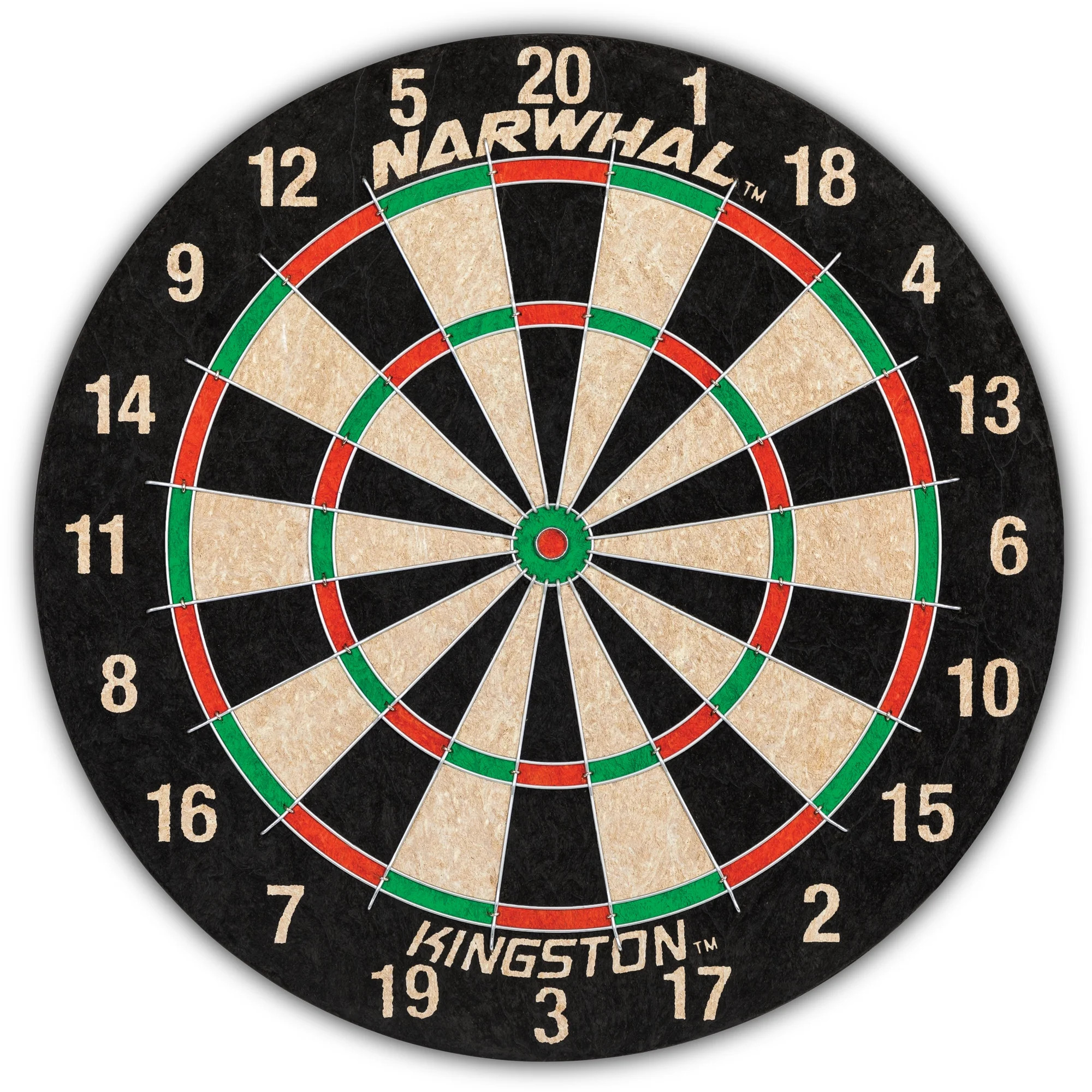 Narwhal Kingston Self Healing Bristle Dartboard With 6 Darts, 18" Wide | Walmart (US)