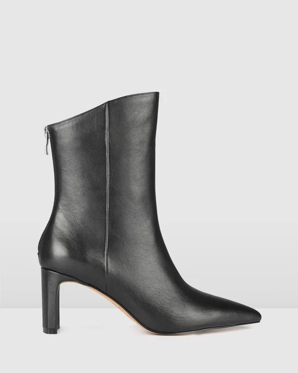 PEPPER CALF BOOTS BLACK LEATHER | Jo Mercer (AU)
