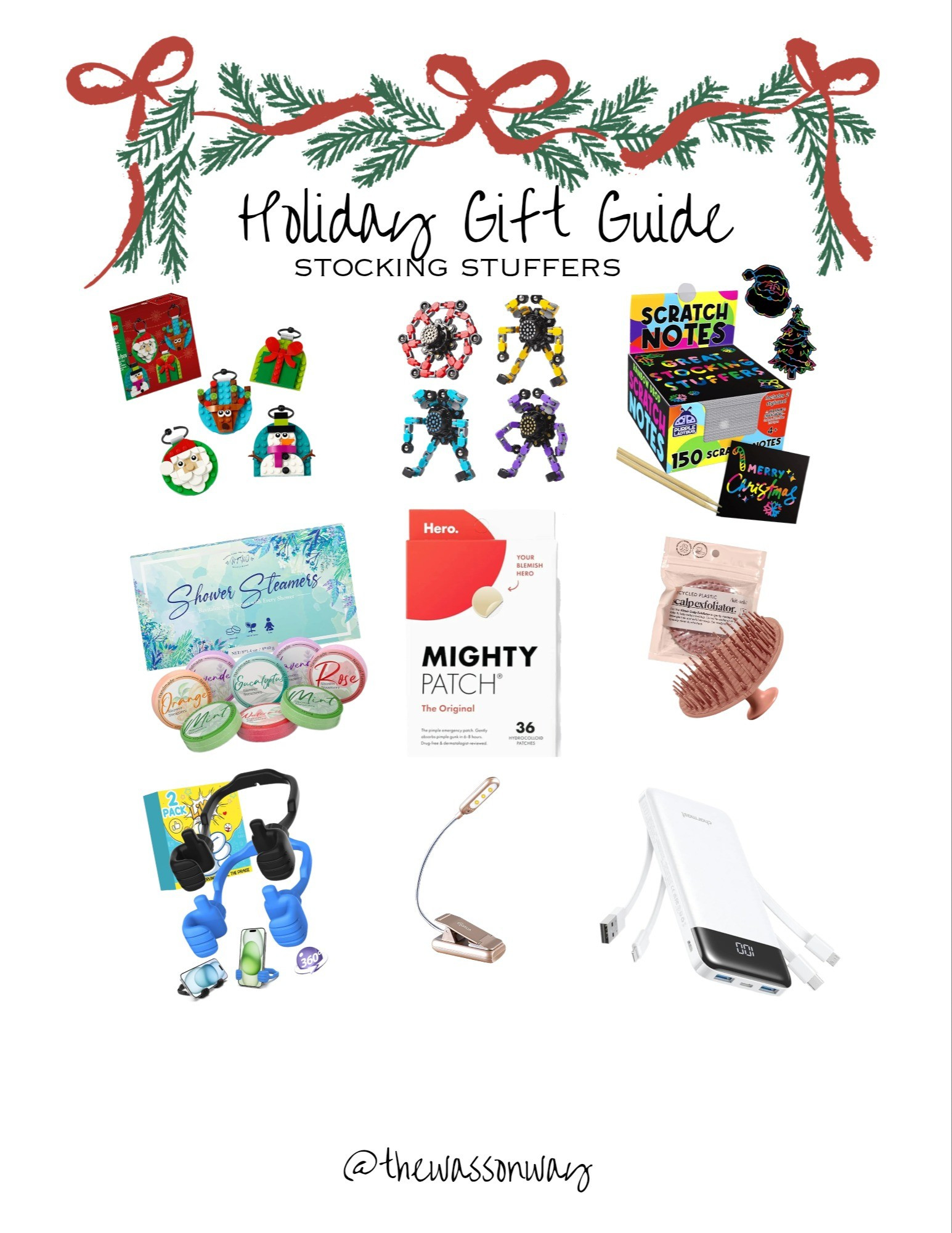Stocking stuffer ideas! Gadgets, techie gifts, toys, power bank charger, shower steamers, pimple patches

#LTKGiftGuide #LTKHoliday #LTKselfcare