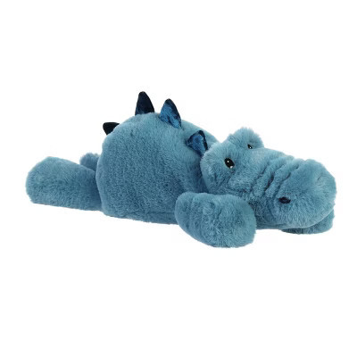 Aurora Large Alligator Snoozles Laid-back Stuffed Animal Blue 18" | Target