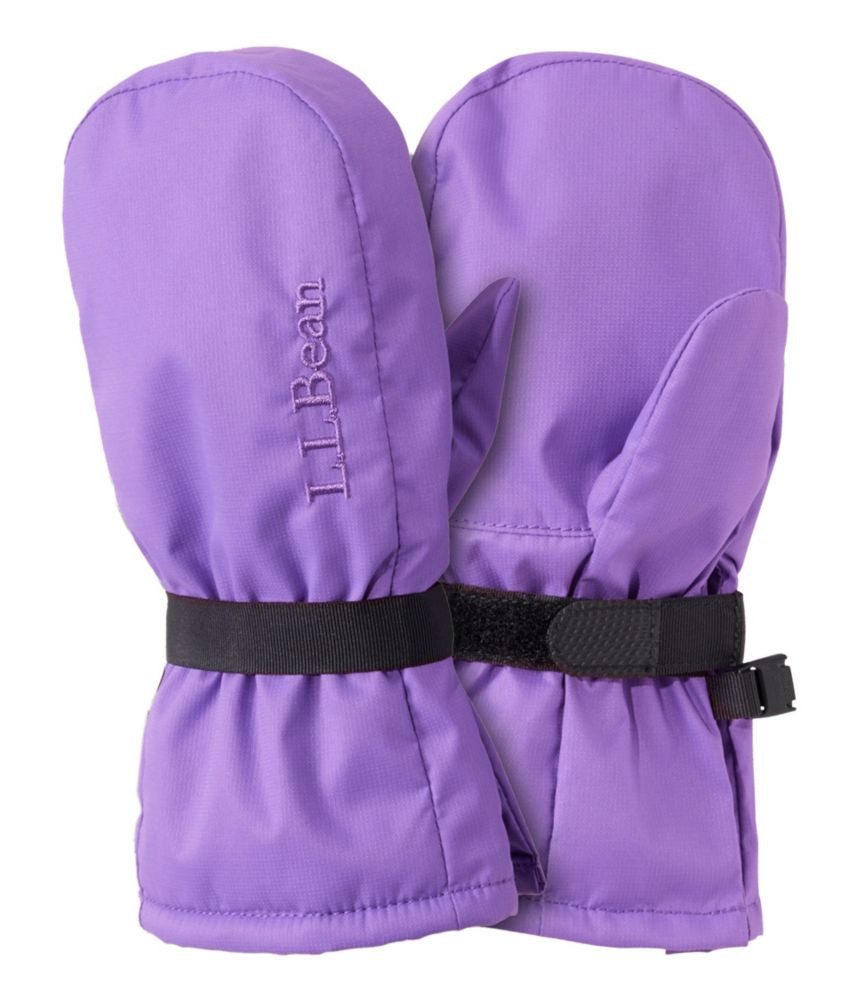 Infants' and Toddlers' Cold Buster Waterproof Mittens Medium Purple 2T-4T, Synthetic/Nylon L.L.Bean | L.L. Bean