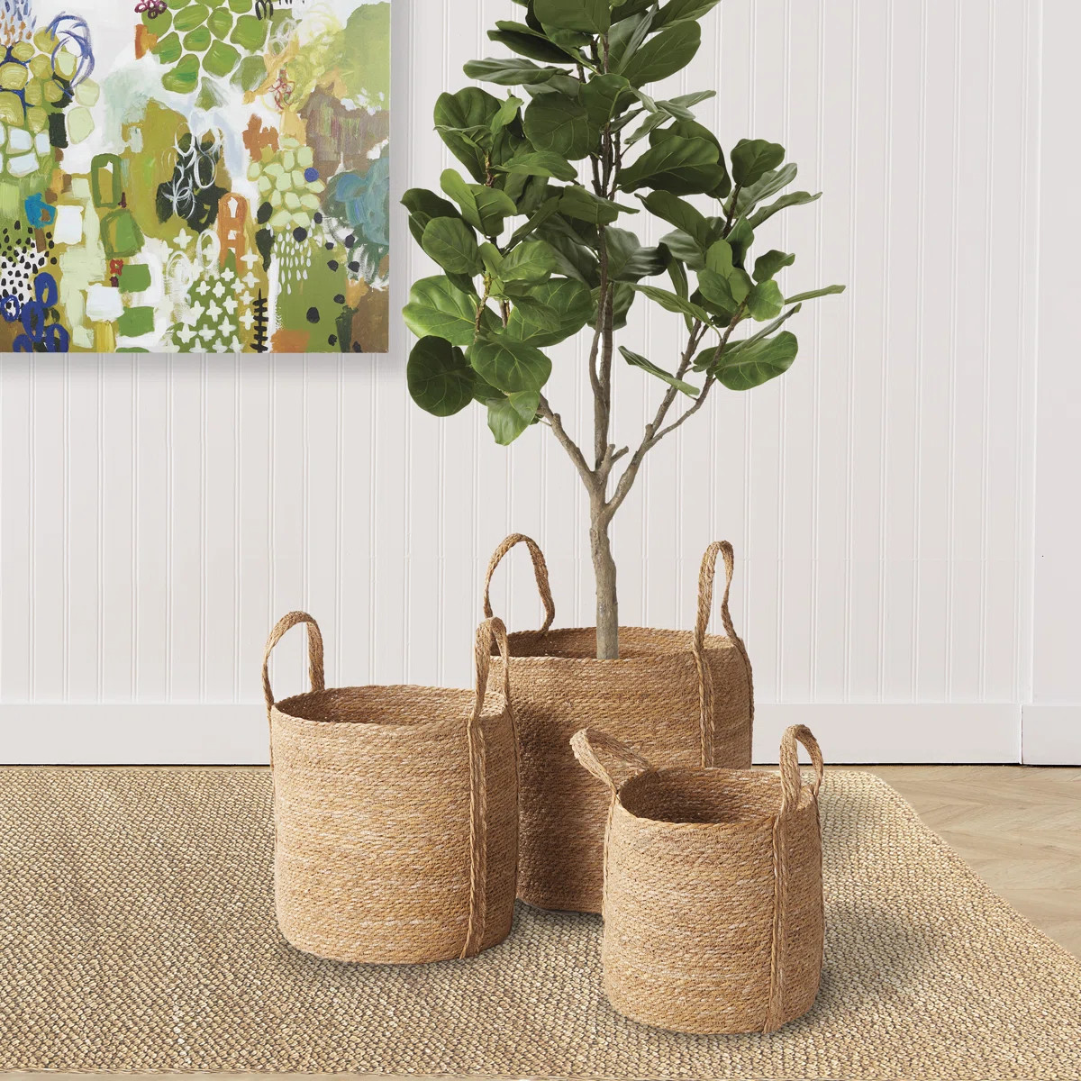 Birch Lane™ Bayla Seagrass Decorative Basket | Wayfair North America