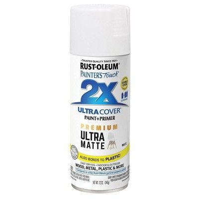 Rust-Oleum 2X Matte Spray Paint 331181T White | Target