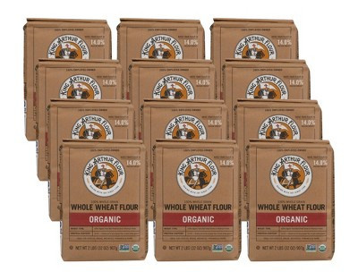 King Arthur Baking Company 100% Organic Whole Wheat Flour - Case of 12/2 Ib | Target