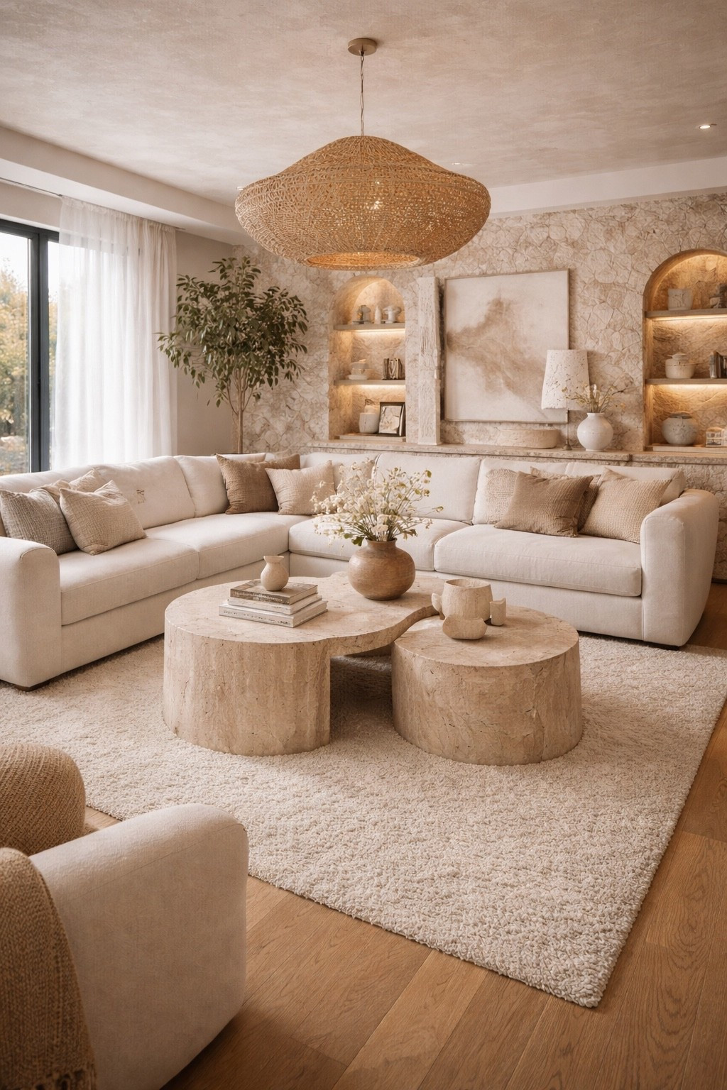 Minimalist luxury vanity table in soft neutral tones with built-in LED lighting. This modern makeup station features a large oval mirror, elegant wood drawers, illuminated shelves, and a cozy upholstered pouf. Perfect inspiration for Japandi interiors, walk-in closet designs, and modern bedroom vanity setups. Clean, calm, and effortlessly chic.

#vanitytable
#makeuptable
#modernvanity
#japandistyle
#moderninterior
#luxuryinterior
#neutralinterior
#beigeaesthetic
#ledlighting
#walkincloset
#bedroominspo
#vanitysetup
#interiordesignideas
#minimalistinterior
#pinterestinspo

#LTKSaleAlert #LTKGiftGuide #LTKHome