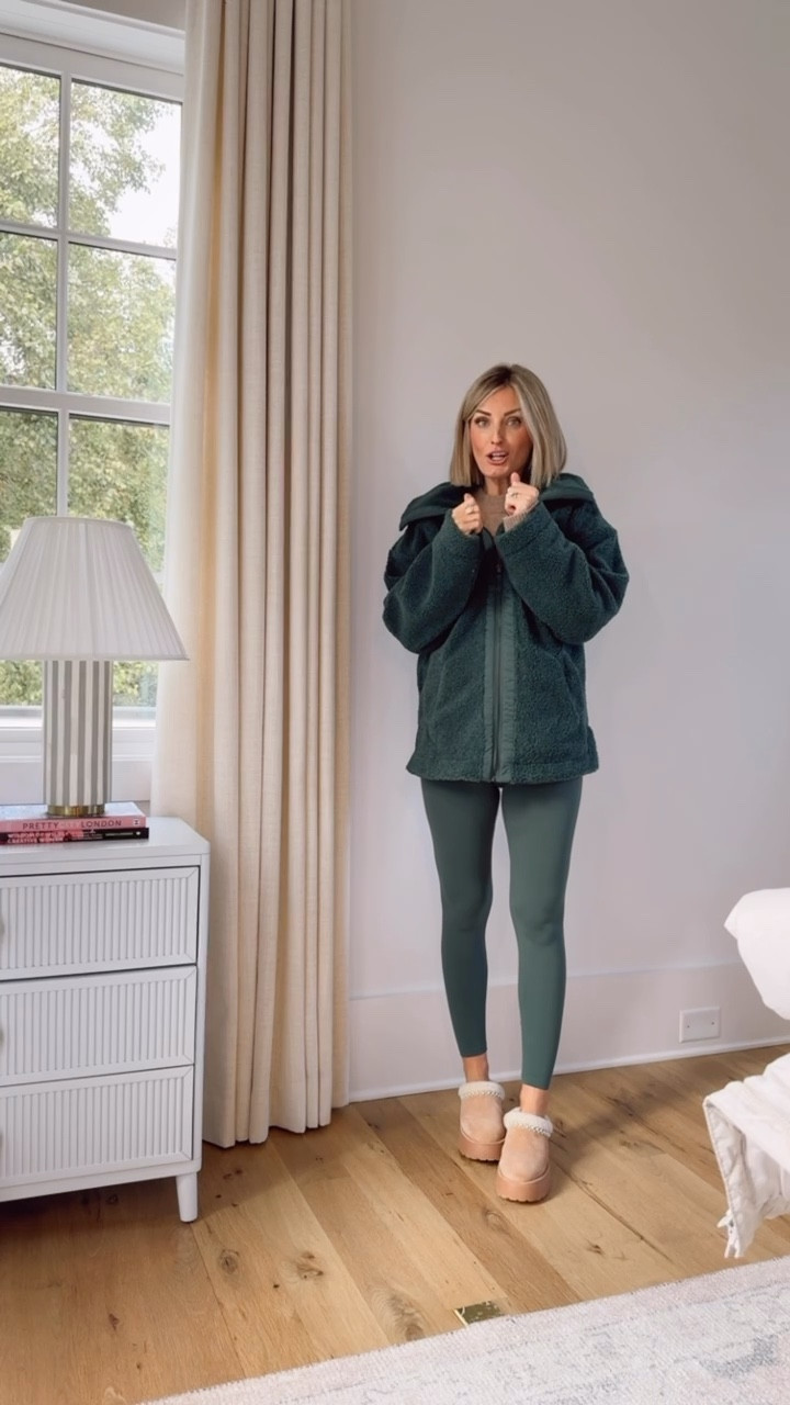 Chic and coordinated, this green jacket paired with matching green leggings from Target is the ultimate fall athleisure look—comfortable, flattering, and effortlessly stylish. Even better, both pieces are on sale today! Wearing size small in the jacket & size medium in the leggings.

#TargetStyle #TargetFinds #OnSaleNow #FallFashion #AthleisureStyle #WardrobeStaples #EverydayChic #EffortlessStyle #ClassicStyle #LTKStyle #CozyStyle #FallOutfitInspo

#LTKActive #LTKFindsUnder50 #LTKSaleAlert