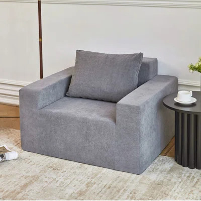 Sofa In A Box Foam Sofa Couch With Pillow, Bean Bag Chairs For Adults Stuffed High-Density Foam, Large Bean Bag Sofa For Living Room Bedroom Gaming Ro | Wayfair North America