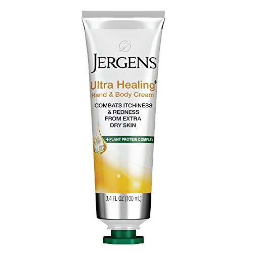 Jergens Ultra Healing Hand & Body Cream for Dry Skin, Formulated with Vitamins C, E & B5 plus Plant Protein Complex, for Extra Dry Skin Relief, 3.4 oz | Amazon (US)