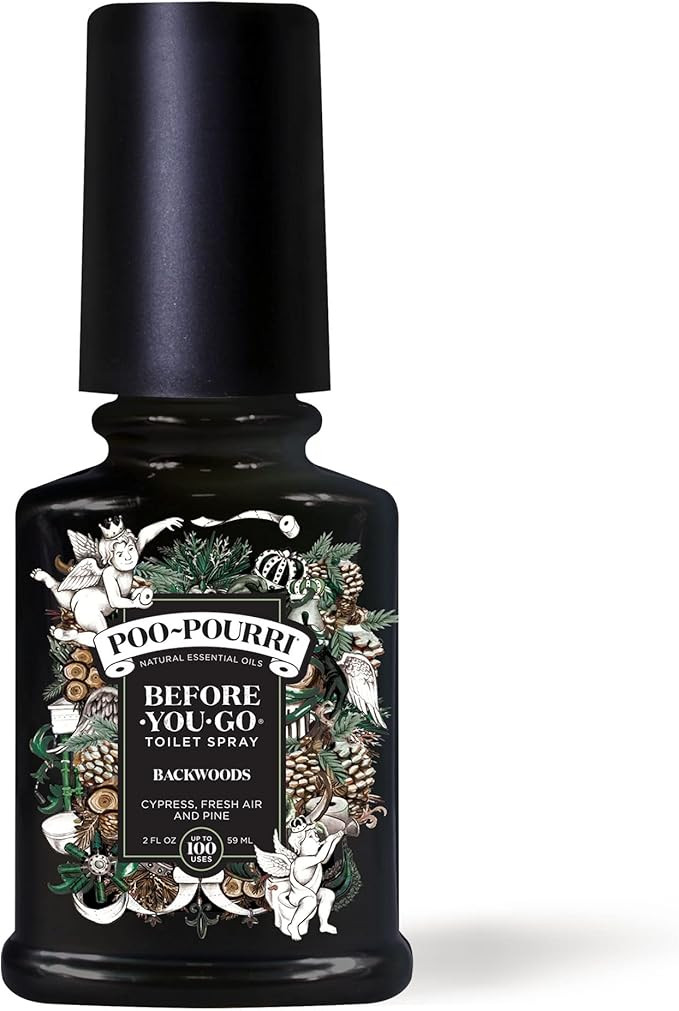 Poo-Pourri Before-You-Go Toilet Spray, Backwoods, 2 Fl Oz - Cypress, Fresh Air and Pine | Amazon (US)