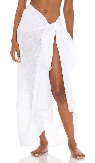 x REVOLVE St Tropez Sarong in White | Revolve Clothing (Global)