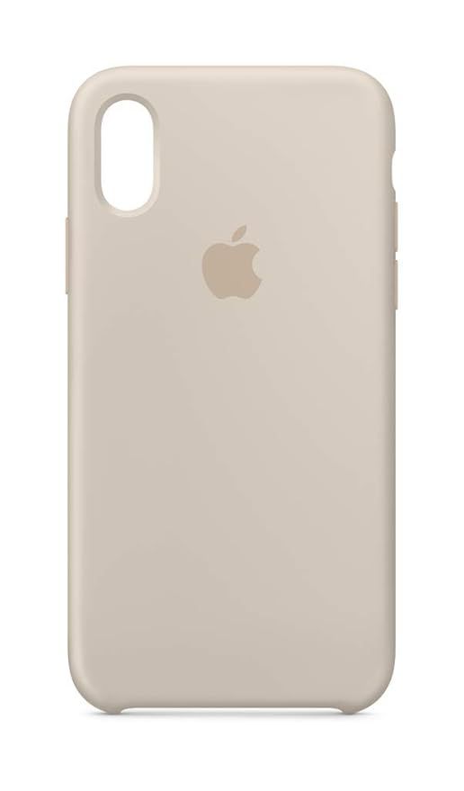 Apple Silicone Case (for iPhone Xs) - Stone | Amazon (US)
