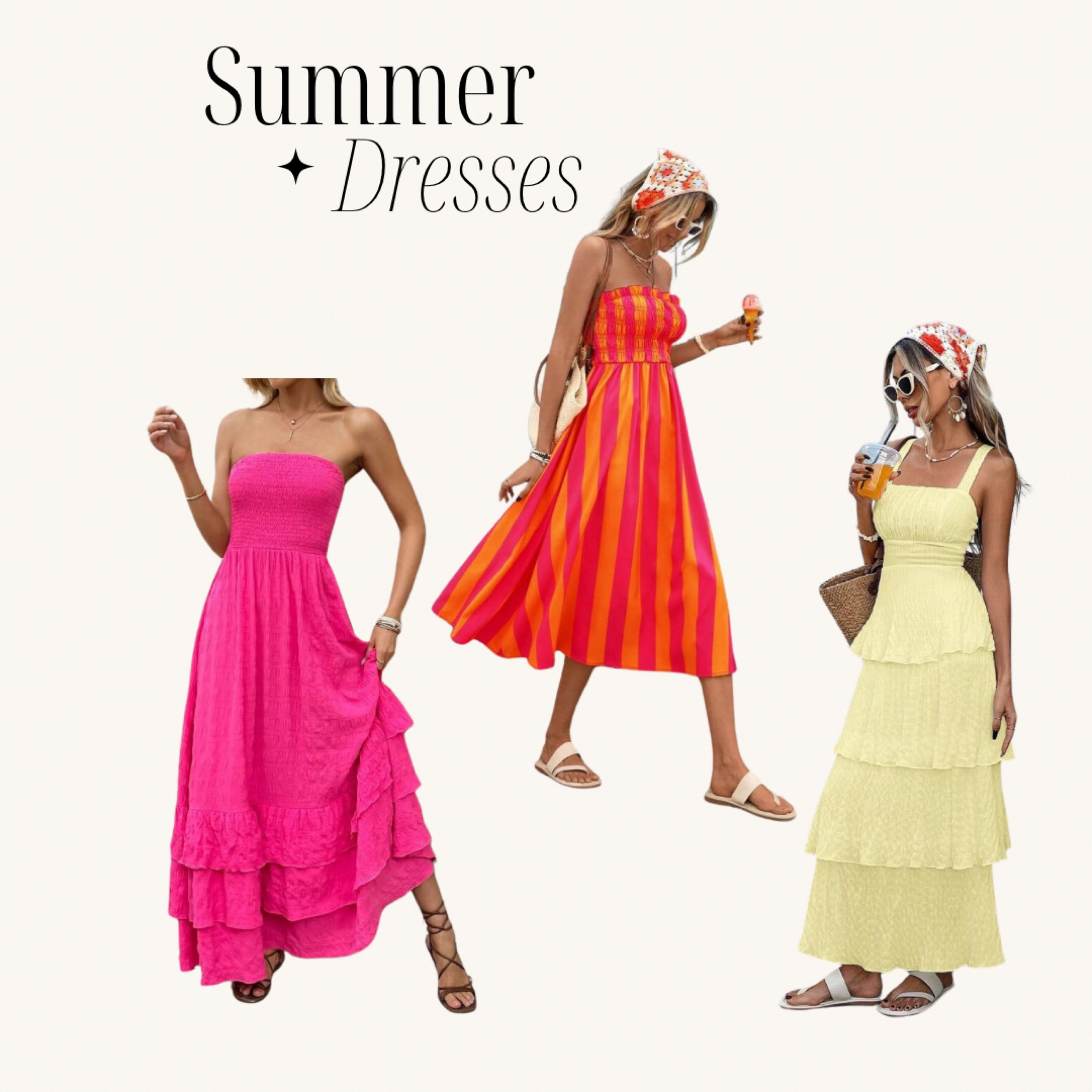 Bright and colorful summer dresses from Shein!

#LTKTravel #LTKFindsUnder50 #LTKSummerEdit