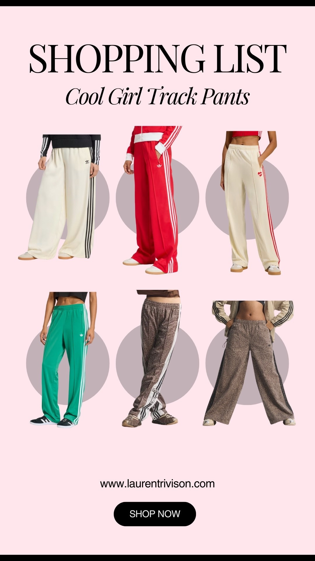 Track pants are a must have you need in your closet! I’ve linked my favorite cool girl travk pants from adidas!!🤩

#LTKActive #LTKootd #LTKMidsize