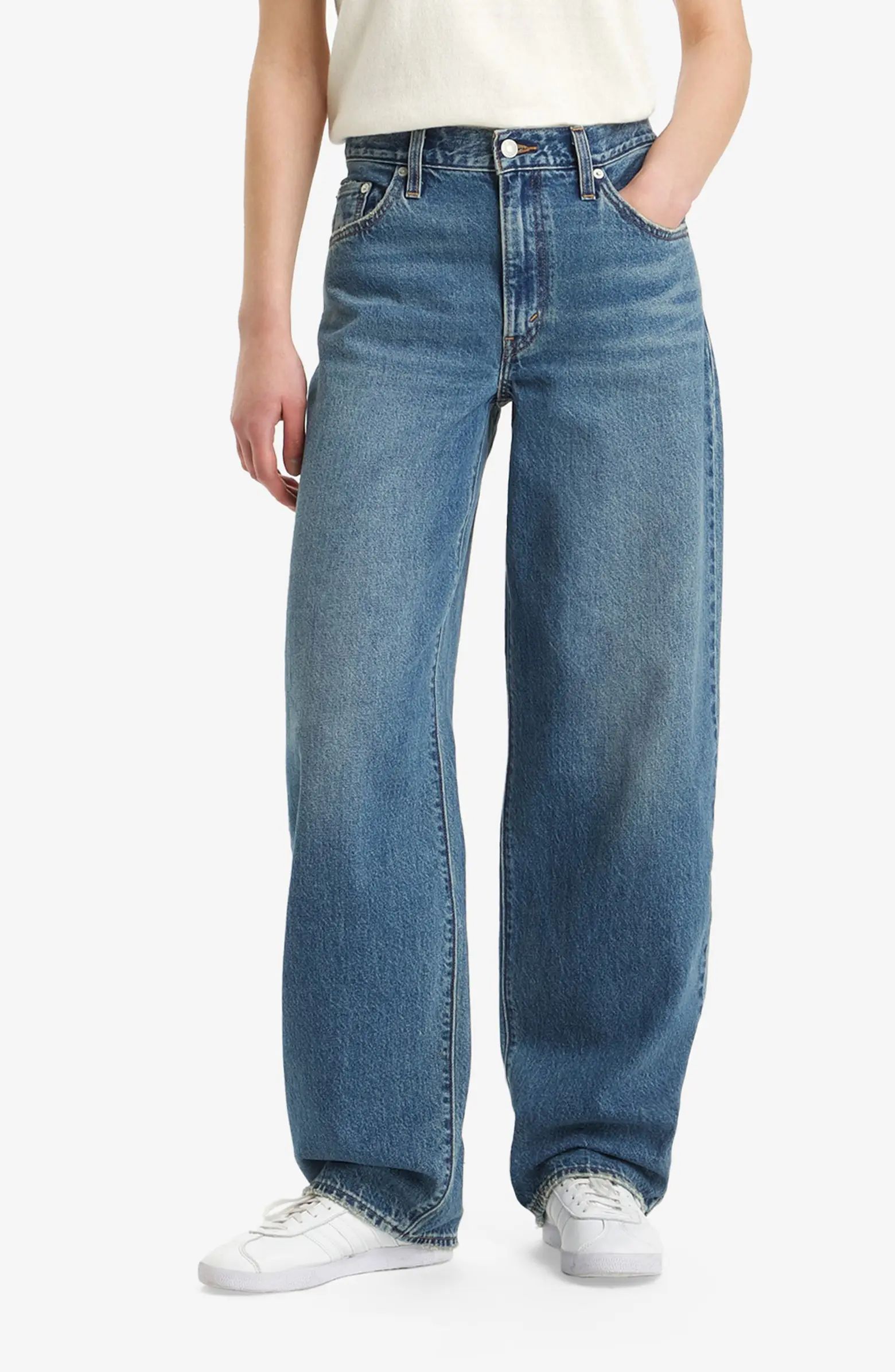 Levi's® Baggy High Waist Wide Leg Dad Jeans | Nordstrom | Nordstrom