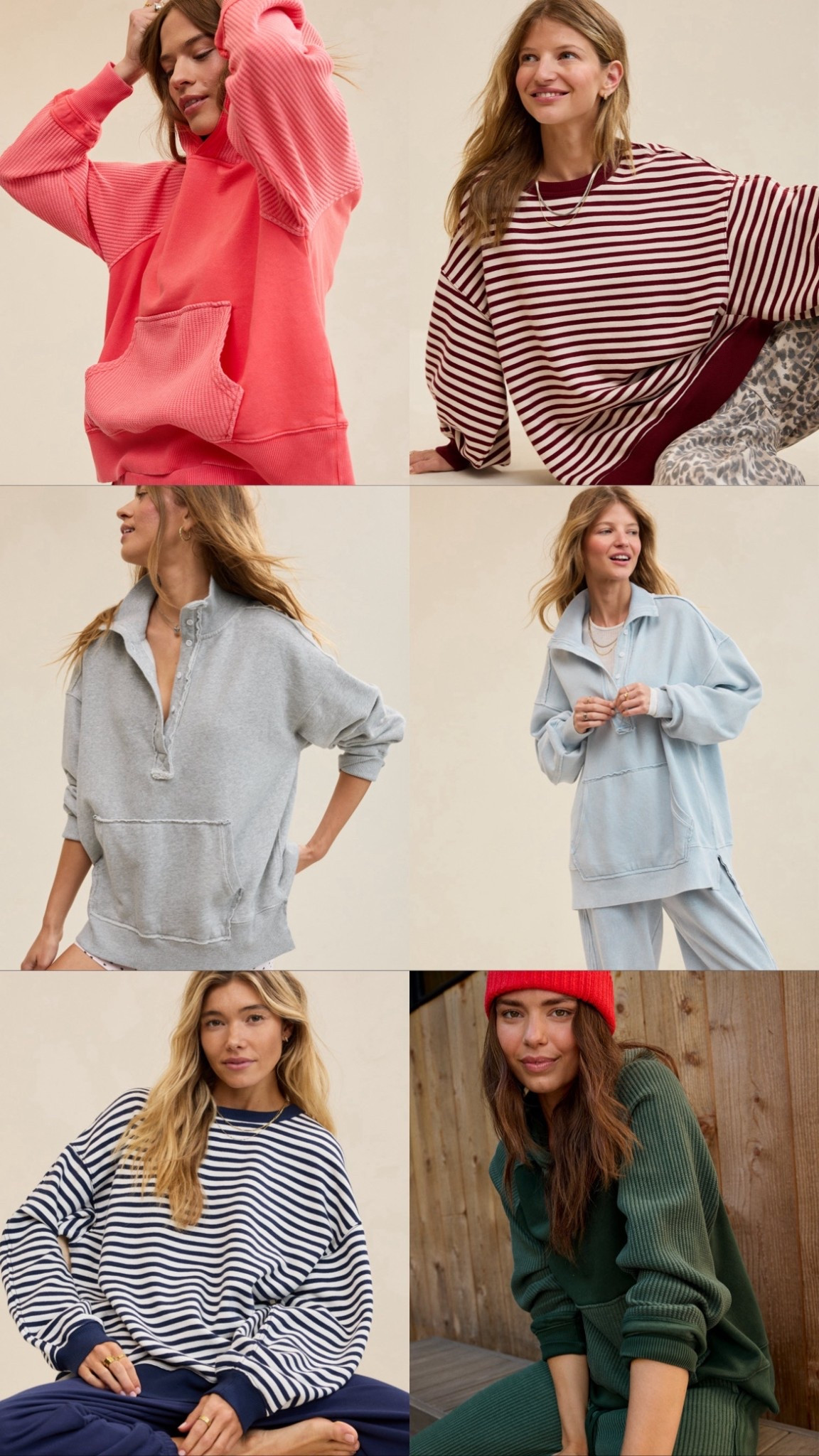 You know me… I’m such a sucker for Aerie 😍 especially in this season of life where my body is constantly changing for pregnancy/breastfeeding/postpartum and beyond! It’s nice having clothes that will fit me through all the seasons! 

I get a medium almost always and it always fits perfectly oversized 😍