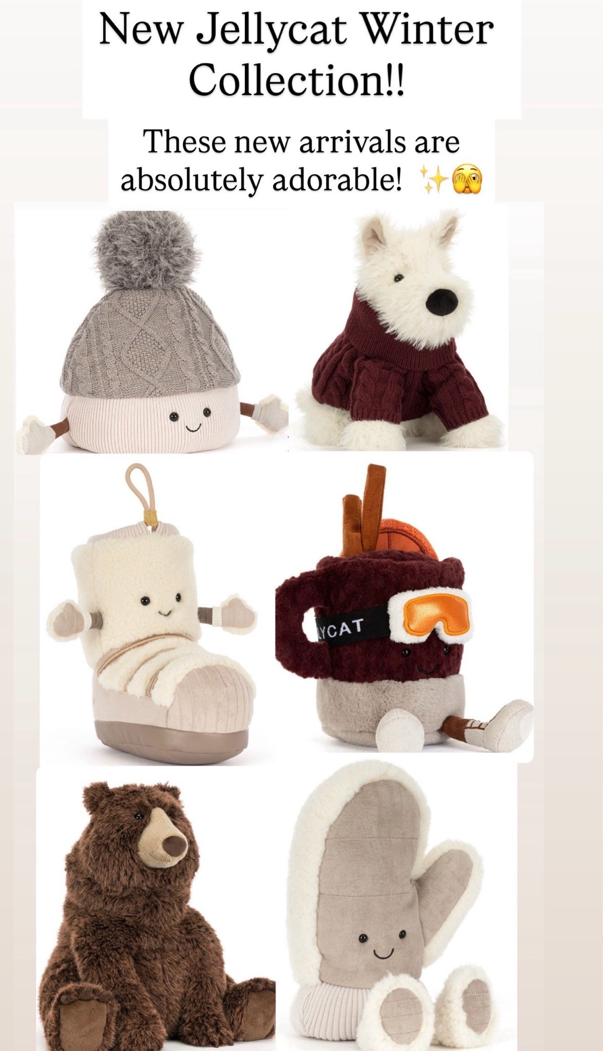New Jellycat Winter Collection

#LTKKids