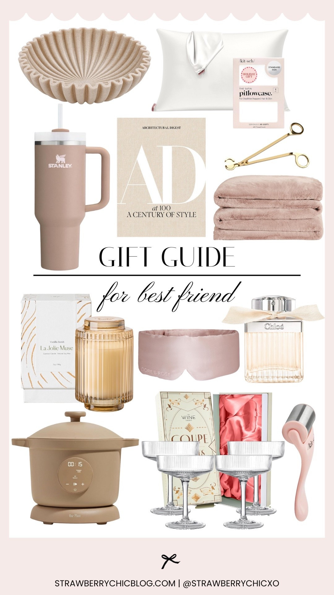 A gift guide curated for your best friend! I put together a wishlist full of little luxuries to get your best friend. I really love the coupe glasses, luxury candle, and AD coffee table book. Plus, you can grab all of these items off of Amazon. 

#LTKFindsUnder100 #LTKHoliday #LTKGiftGuide