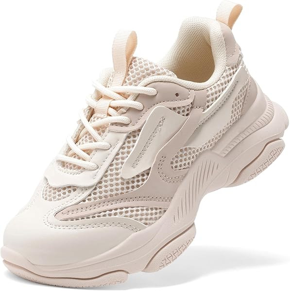 DREAM PAIRS Girls Chunky Sneakers Jelly Sole Shoes | Amazon (US)