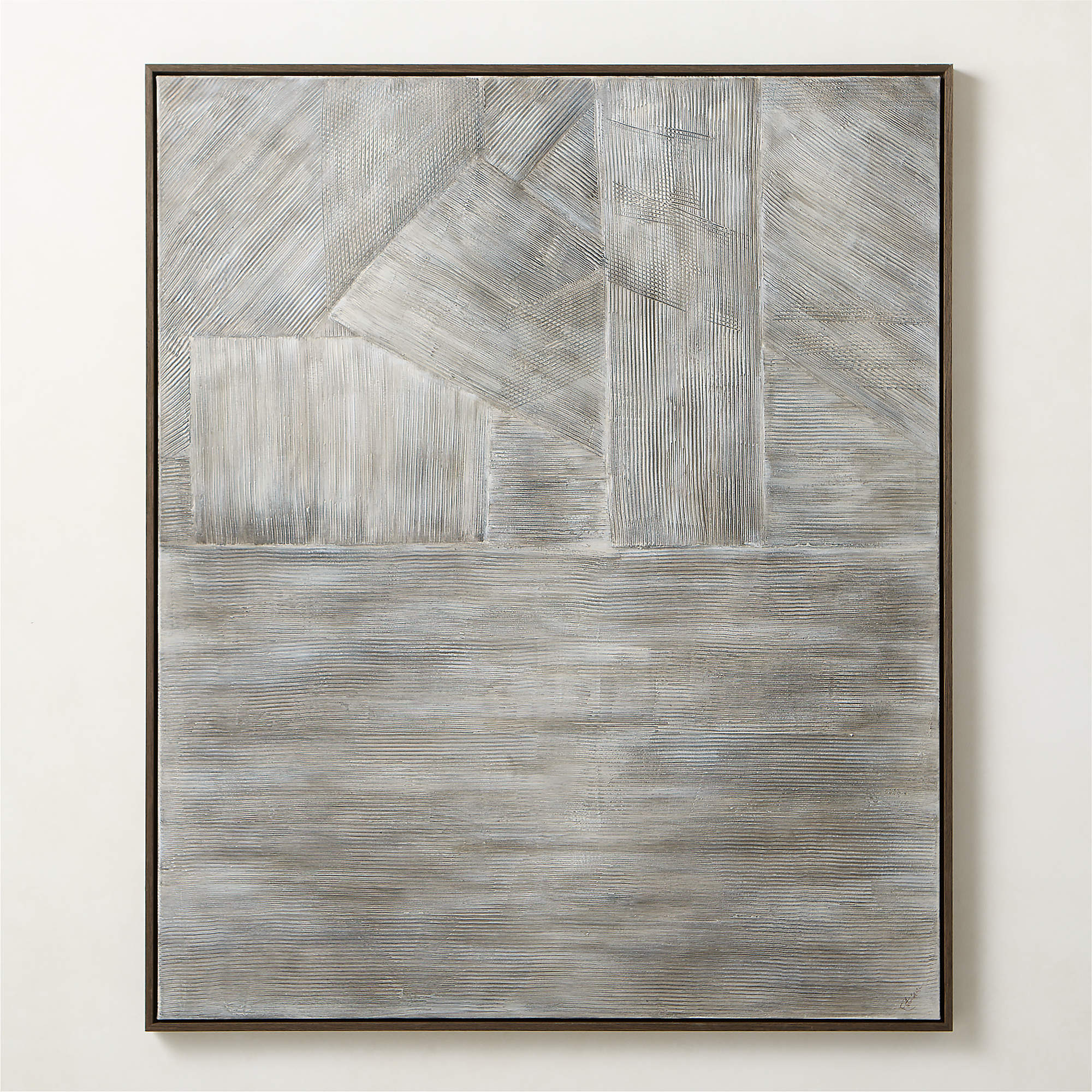 'Scratch' Framed Wall Art 50"x60" | CB2 | CB2