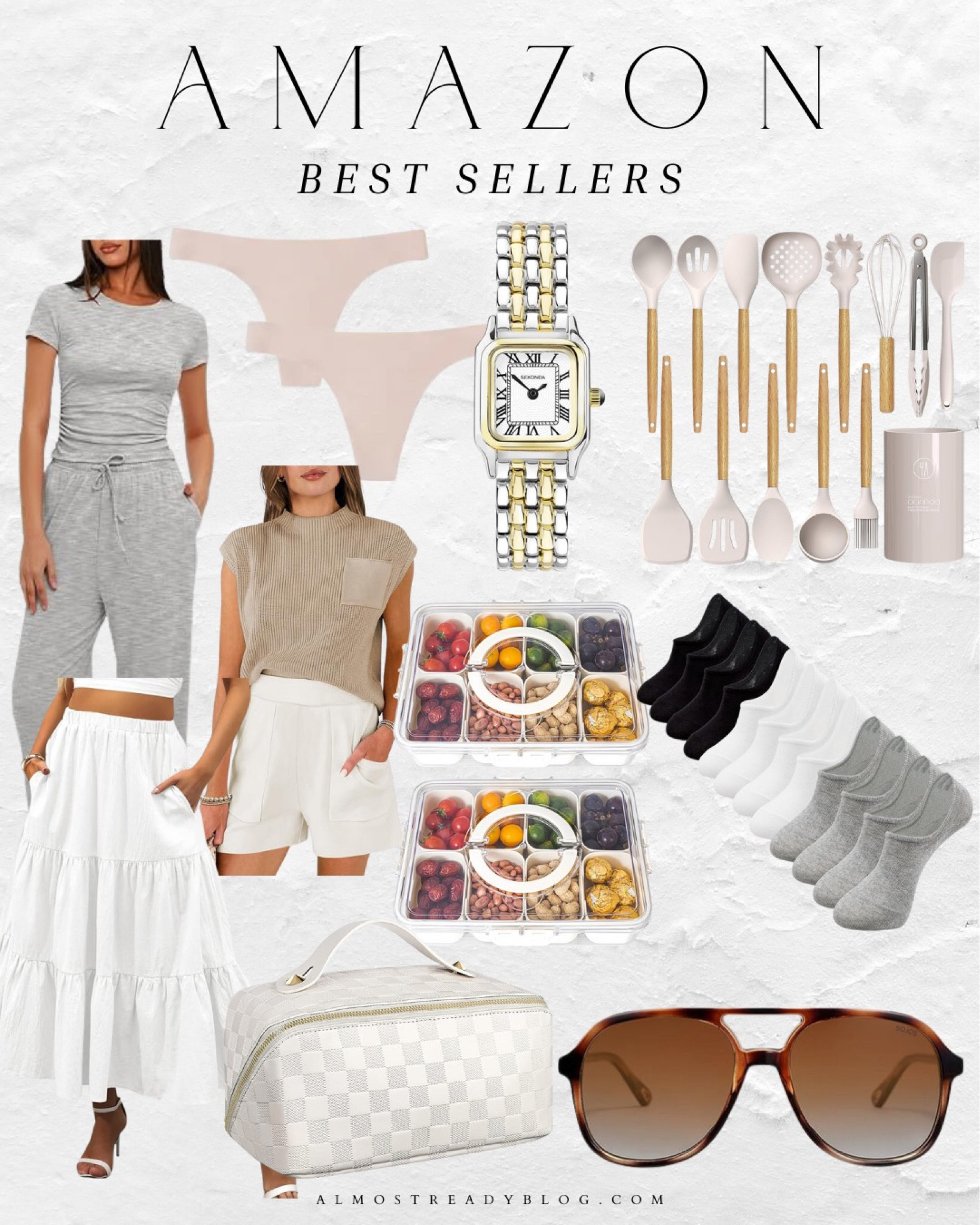Amazon best sellers, loungewear, kitchen accessories, white skirt, sunglasses 

#LTKFindsUnder100 #LTKFindsUnder50