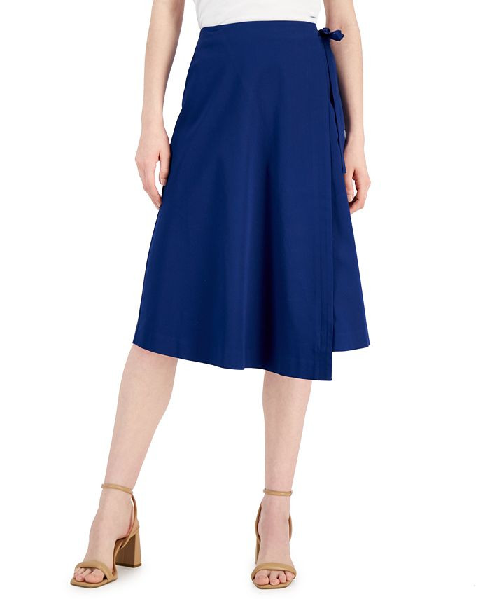 Faux Wrap Skirt, Created for Macy's | Macys (US)