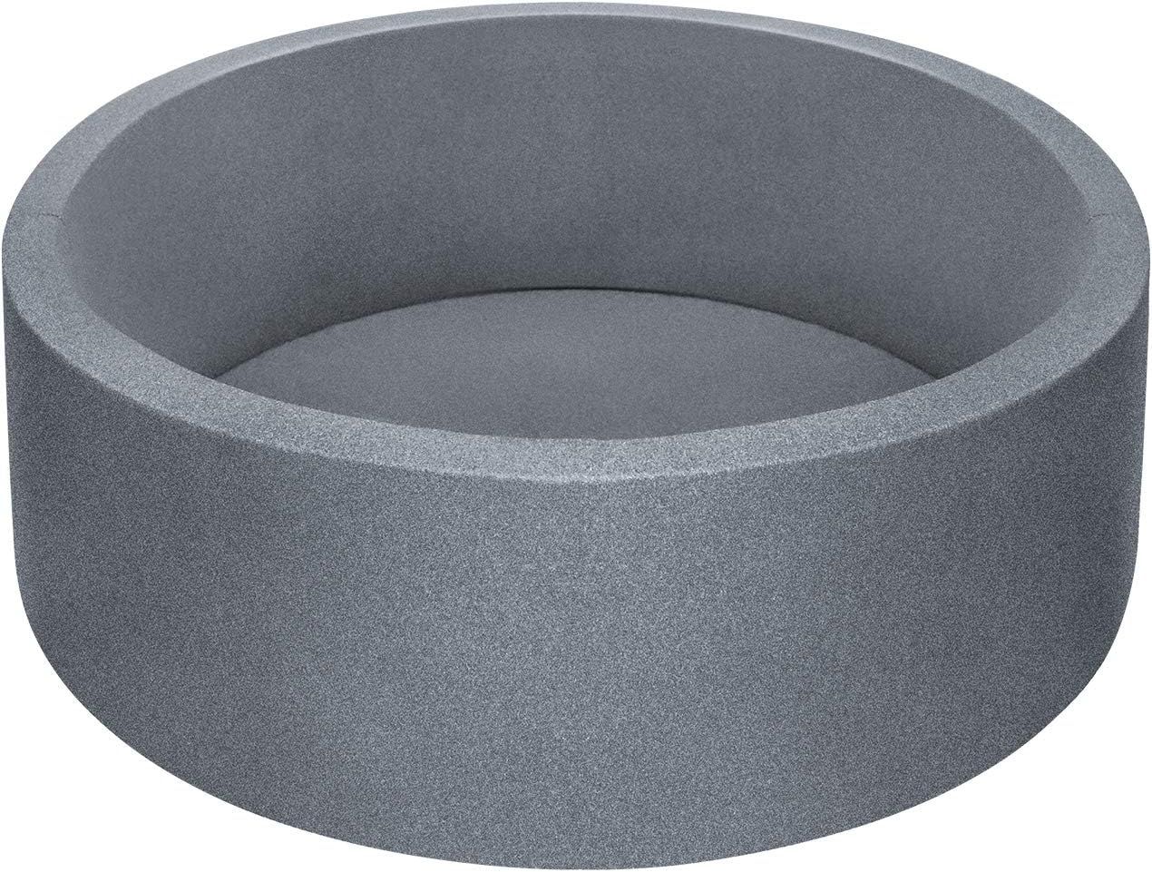 TRENDBOX Soft Foam Sponge Indoor Round Ball Pit Shipped from USA - Dark Gray | Amazon (US)