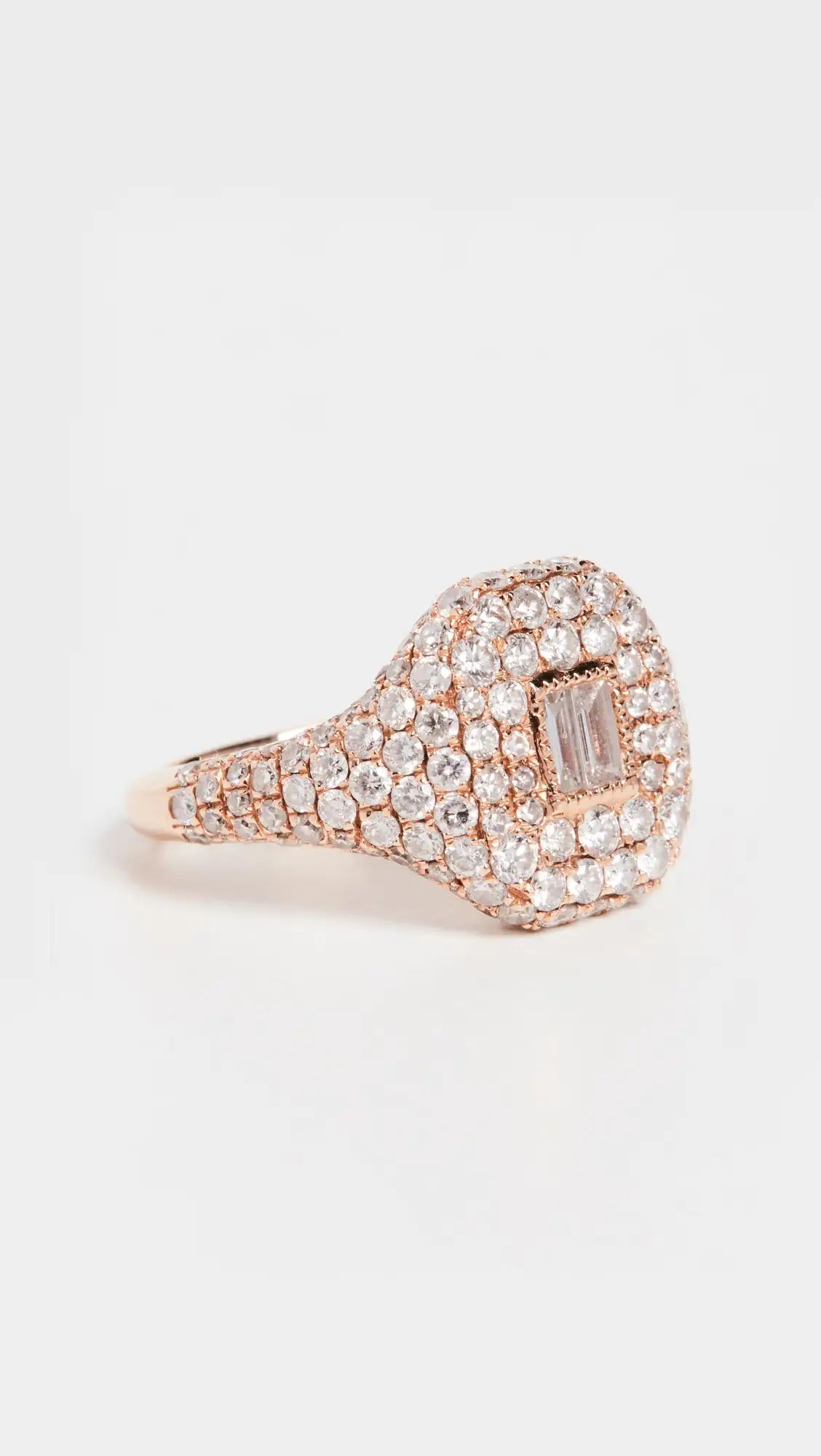 SHAY 18k Essential Pave Pinky Ring | Shopbop | Shopbop