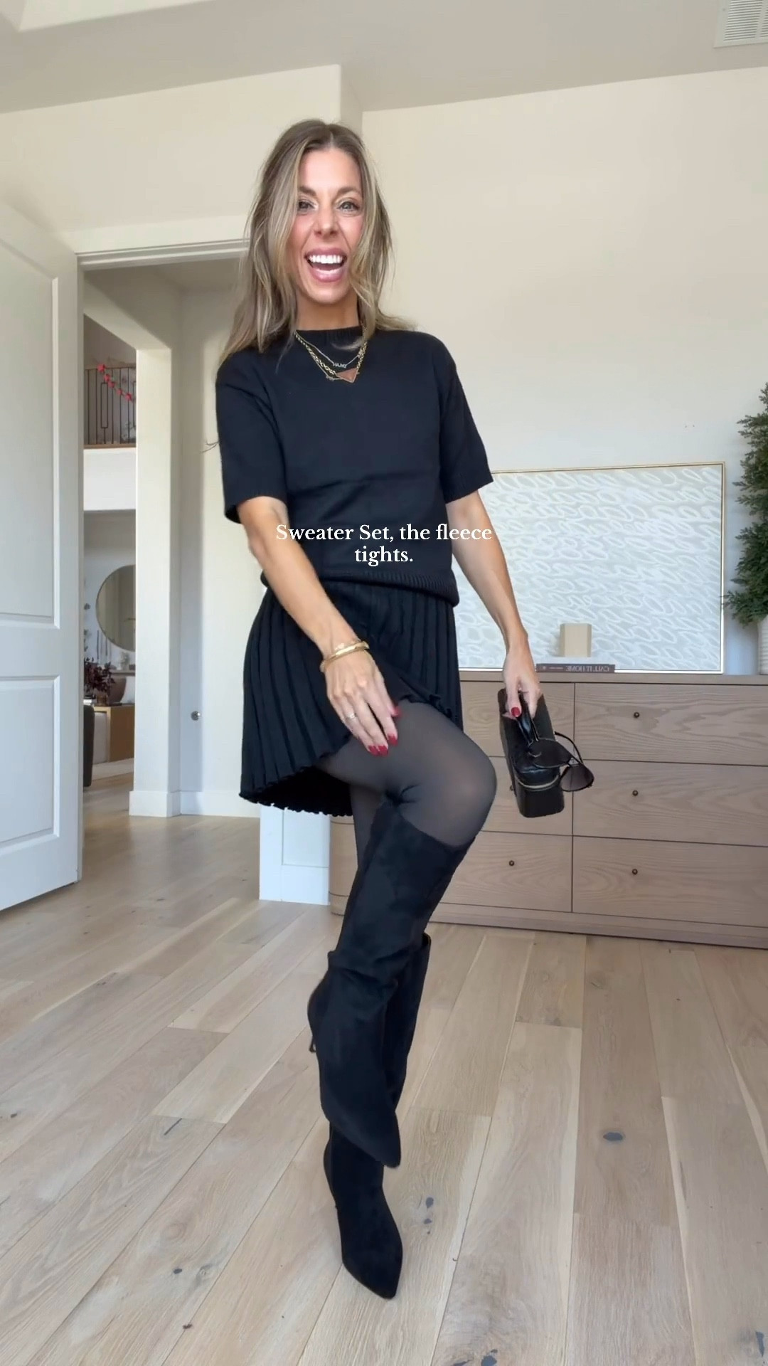 Cutest short sleeve Amazon sweater and skirt set!! 



#LTKSeasonal #LTKHoliday #LTKootd