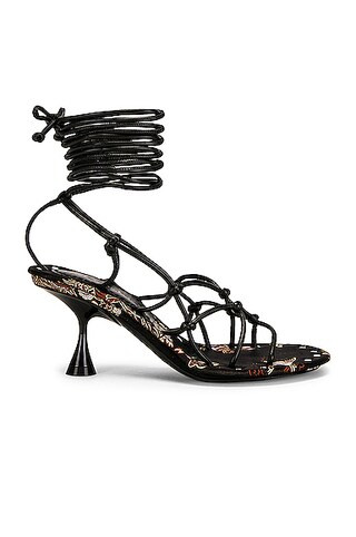 Acne Studios Brisa Sandal in Black | FWRD 