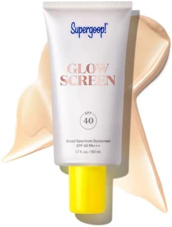 Supergoop! Glowscreen SPF 40 PA+++, 1.7 fl oz - Primer + Broad Spectrum Sunscreen That Helps Filt... | Amazon (US)
