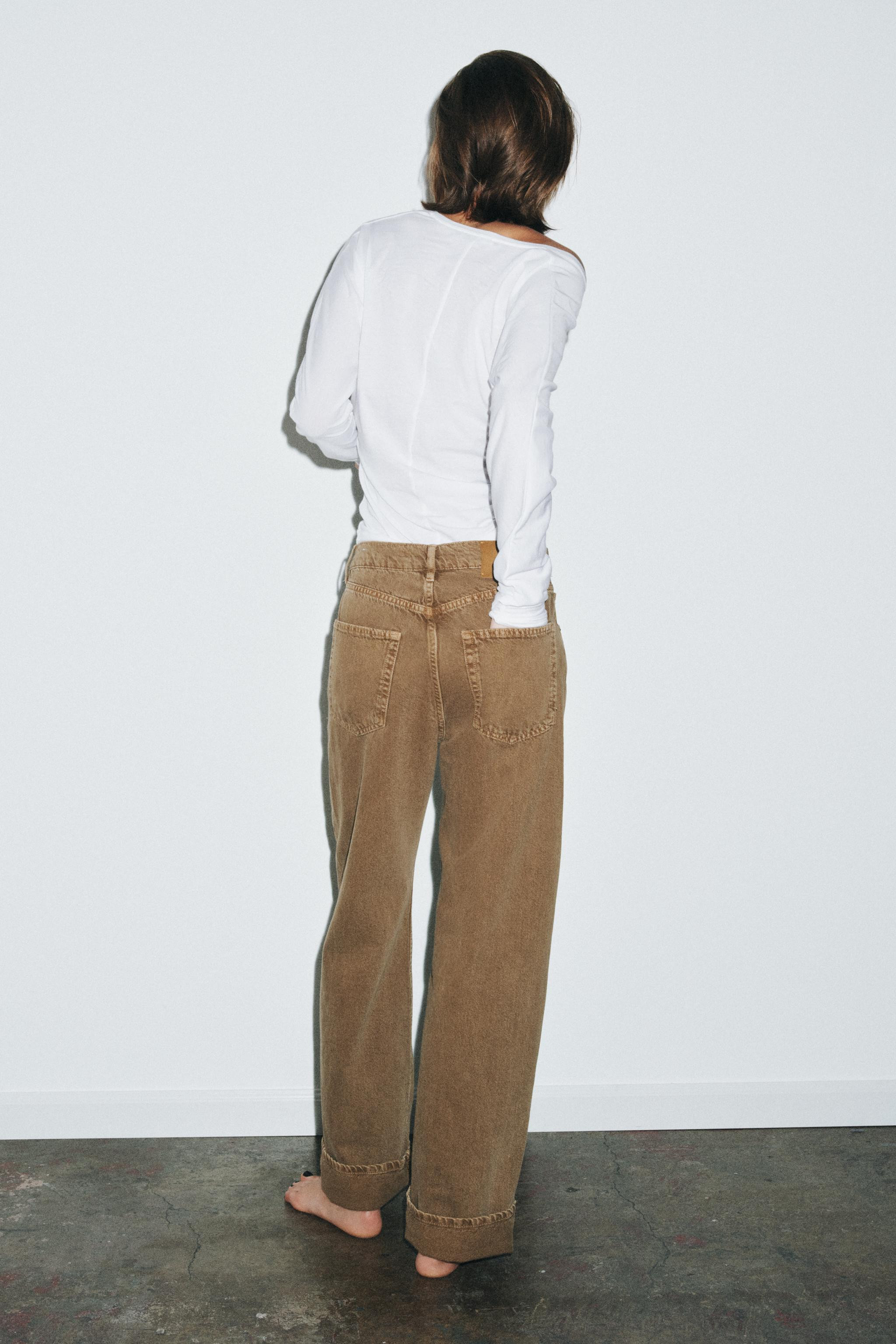 ZW COLLECTION MID-RISE BAGGY JEANS | Zara Canada