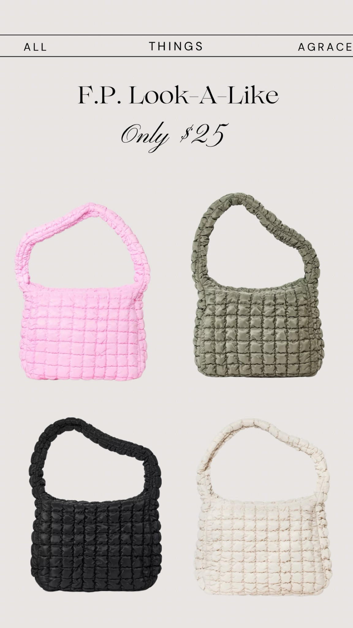 F.P. look-a-like for only $25!

#LTKItBag #LTKFindsUnder50