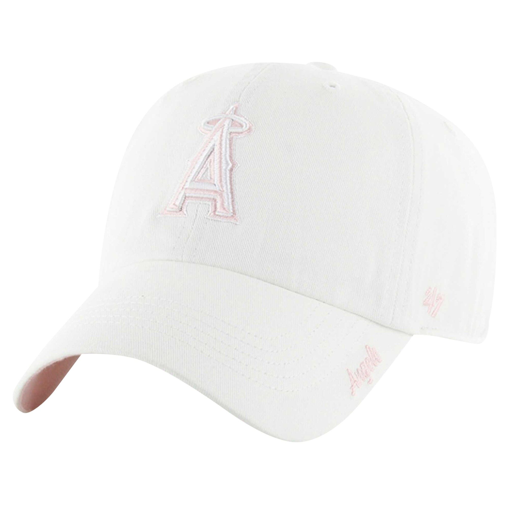 Women's Los Angeles Angels '47 White Ballpark Clean Up Adjustable Hat | MLB Shop
