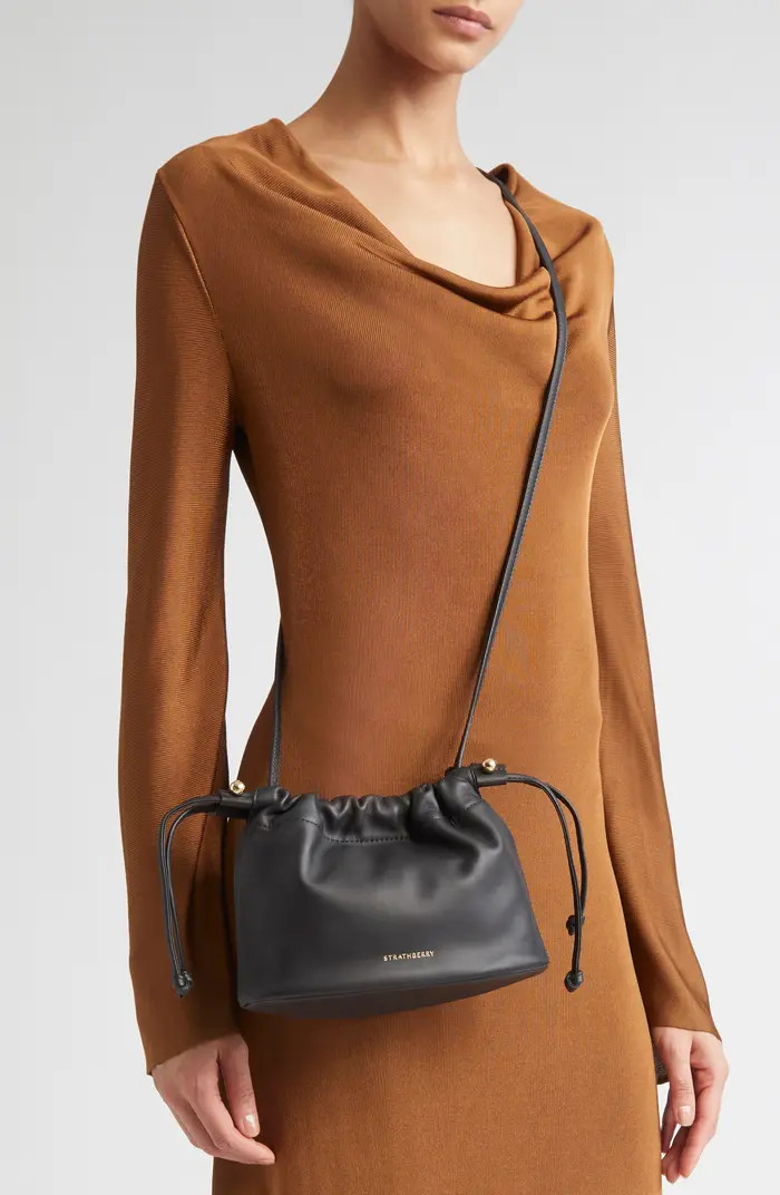 Drawstring Leather Crossbody Bag | Nordstrom