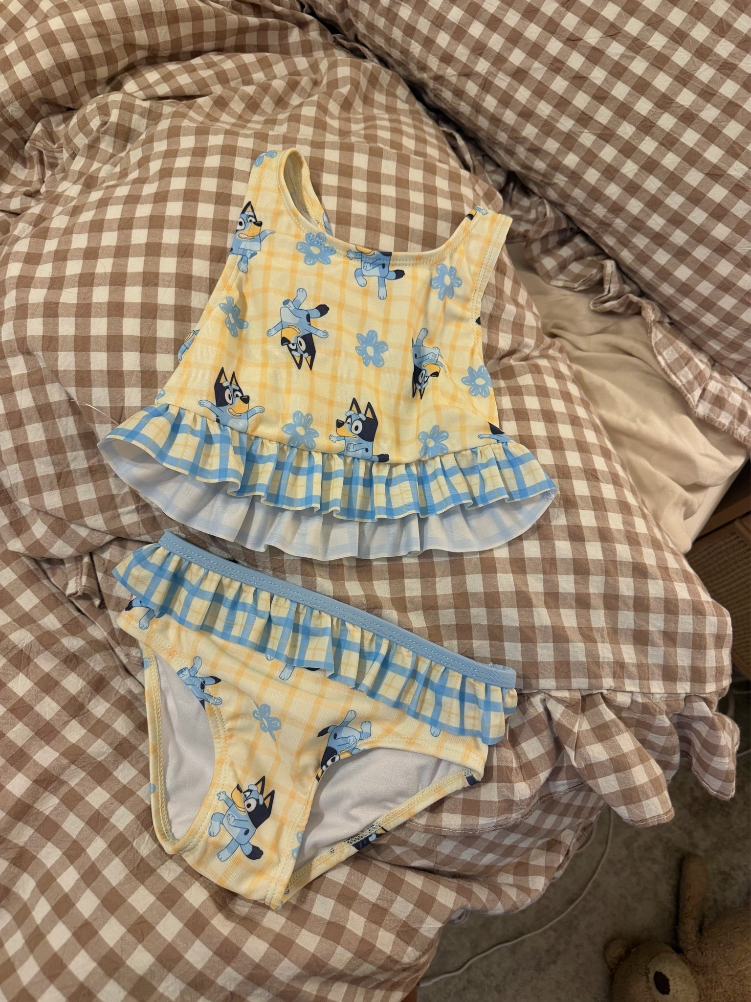 The cutest character bathing suit I ever saw - love a non character clothes buying mom 😅