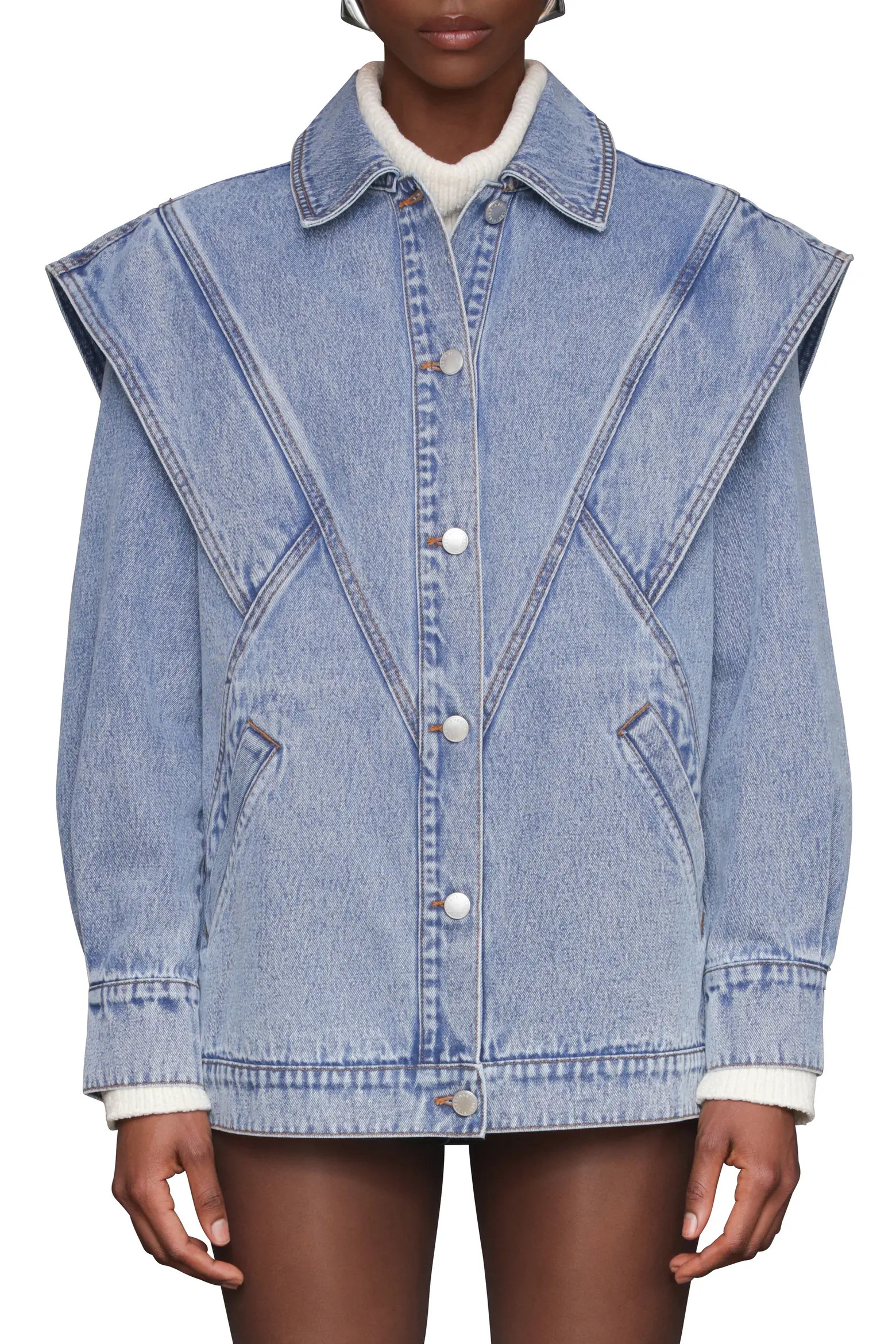 Oversize Seamed Jacket (Women) | Nordstromrack | Nordstrom Rack