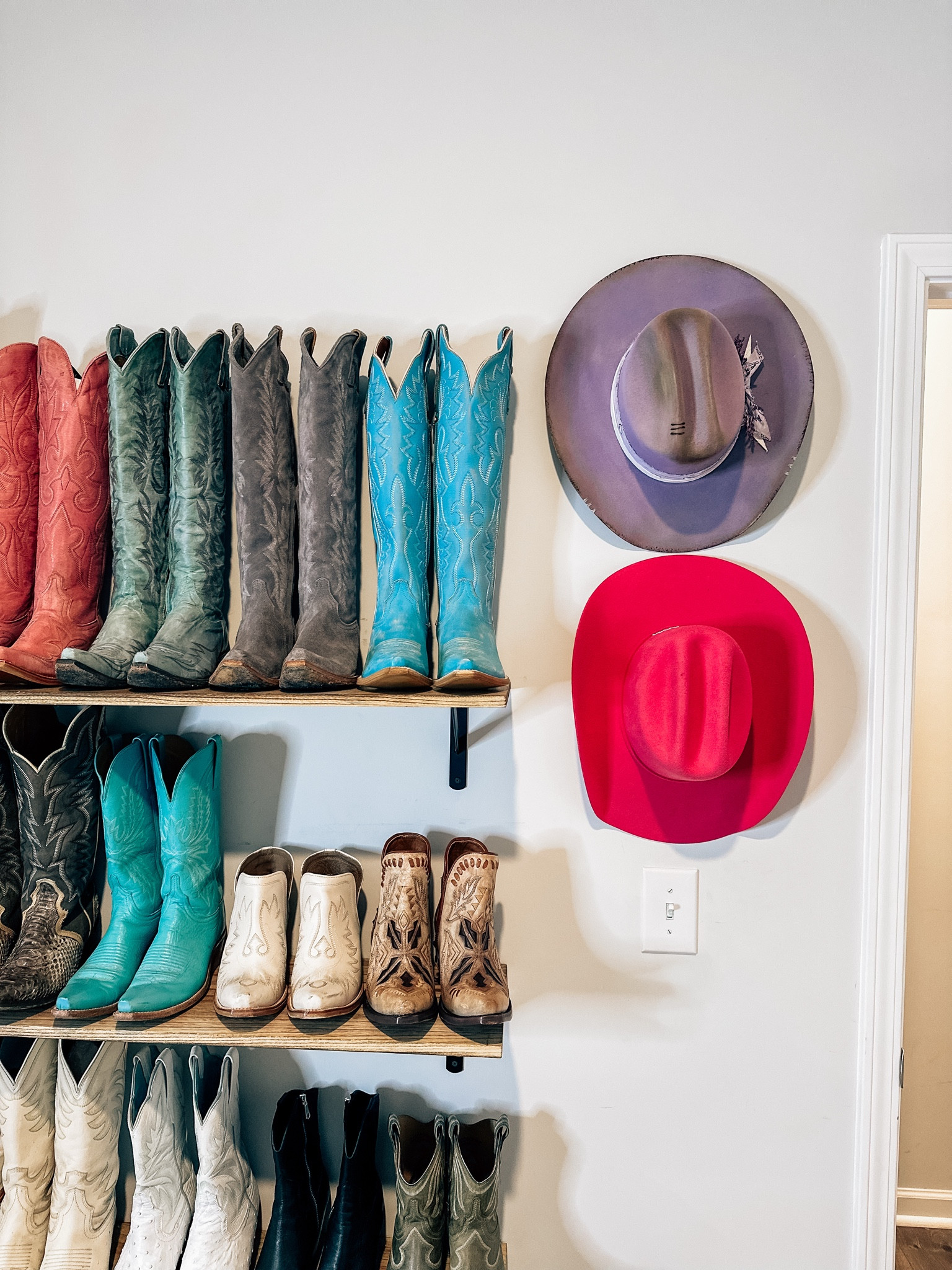 My shelves I used for my boot wall and the hooks how I hang my hats from Amazon 

#LTKFindsUnder50 #LTKHome #LTKFamily