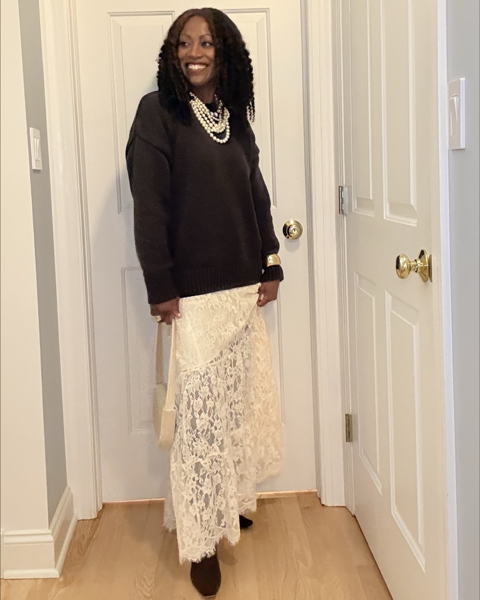 Lace skirt energy into fall!

#LTKOver40 #LTKStyleTip