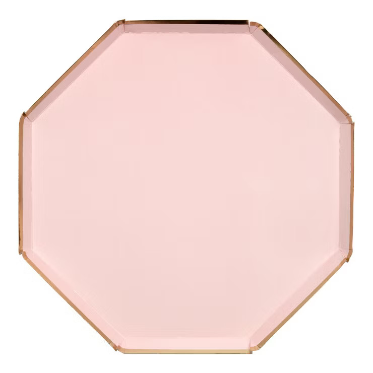Meri Meri Dusky Pink Dinner Plates (Pack of 8) | Target